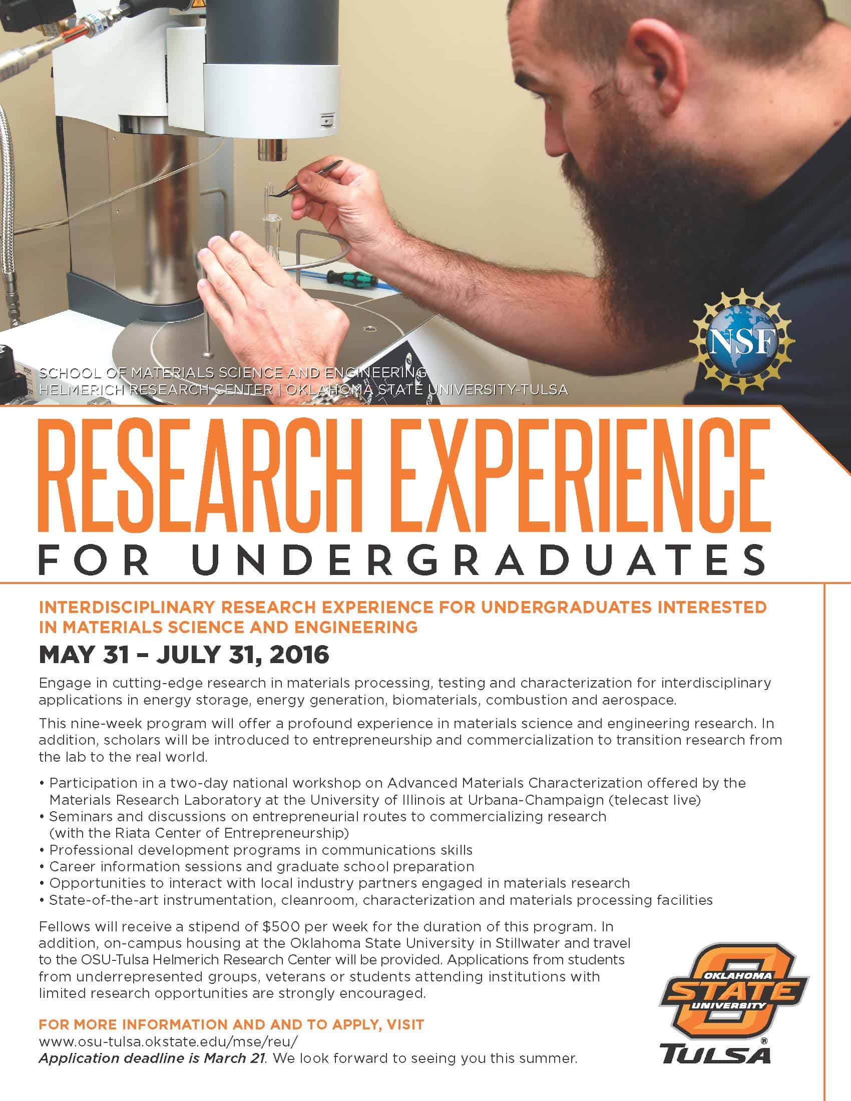 MSE Research Experience