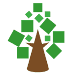 Environmentors logo. It's shaped like a tree, so it's pretty punny. Created by some genius.