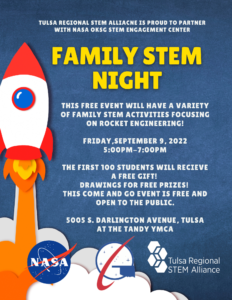 Family STEM Night Informational Flyer
