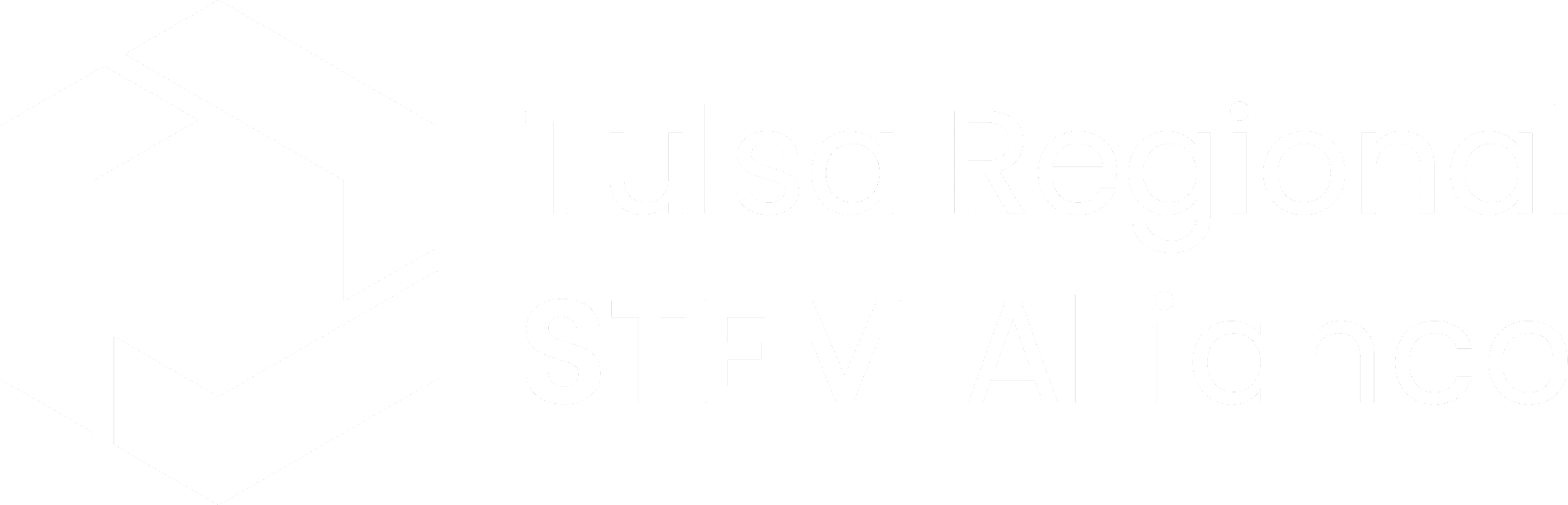 Tulsa Regional STEM Alliance - White Logo